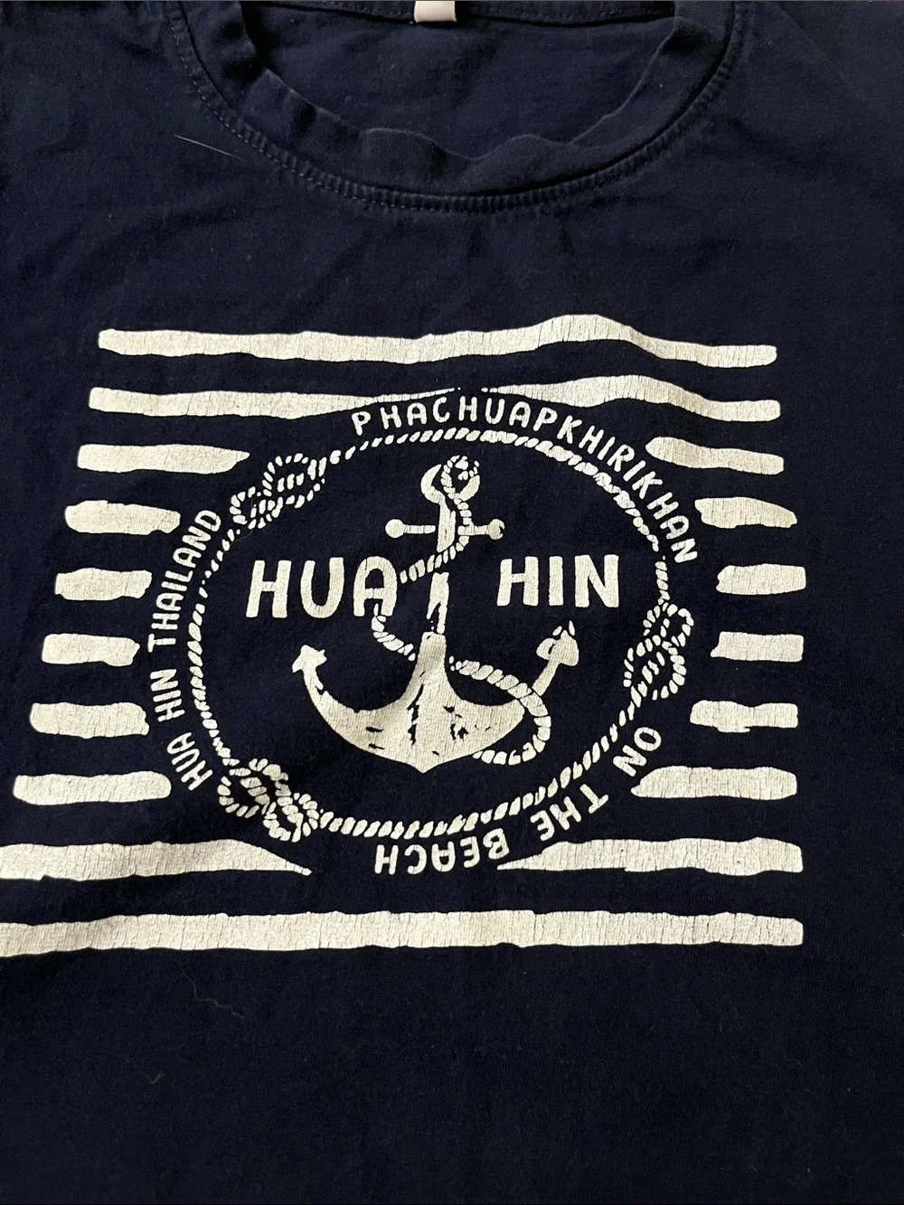 Kids Navy Anchor Graphic Tee